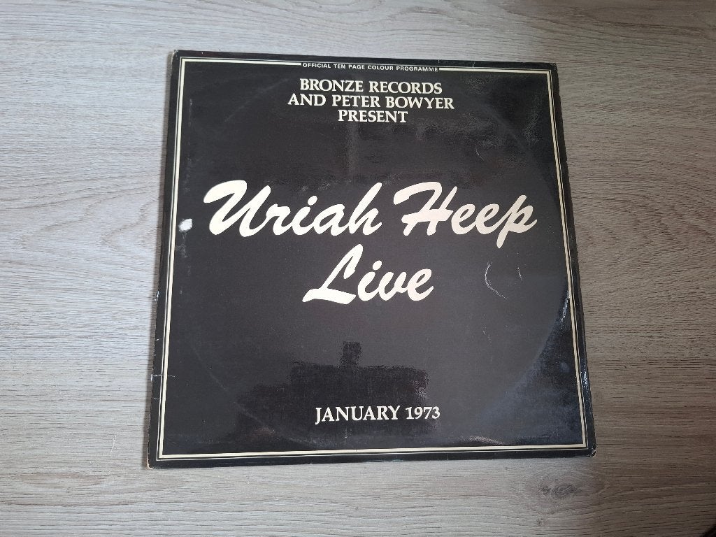2 LP Uriah Heep – Uriah Heep Live. (1973), Gebruikt, Originele persing, Ophalen of Verzenden, Classic Rock