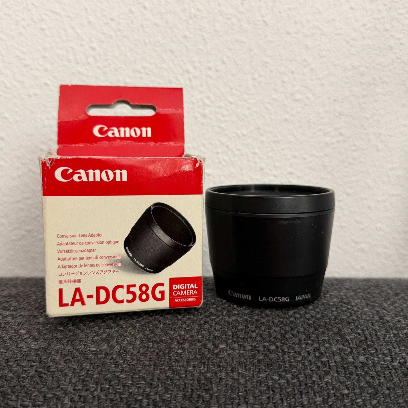Canon LA-DC58G Lens Adapter camera fotografie DC58G, Ophalen of Verzenden, Zo goed als nieuw, Canon