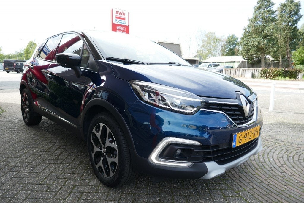 Renault CAPTUR 0.9 TCE INTENS    R-LINK/CLIMA/NL-AUTO/TREKHA, Auto's, 898 cc, Gebruikt, Met garantie (alle), Blauw
