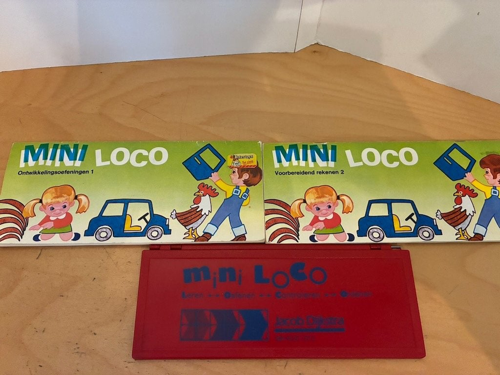 Vintage Mini Loco Set – Basisdoos + 2 Oefenboekjes, Ophalen of Verzenden, Gebruikt, Rekenen