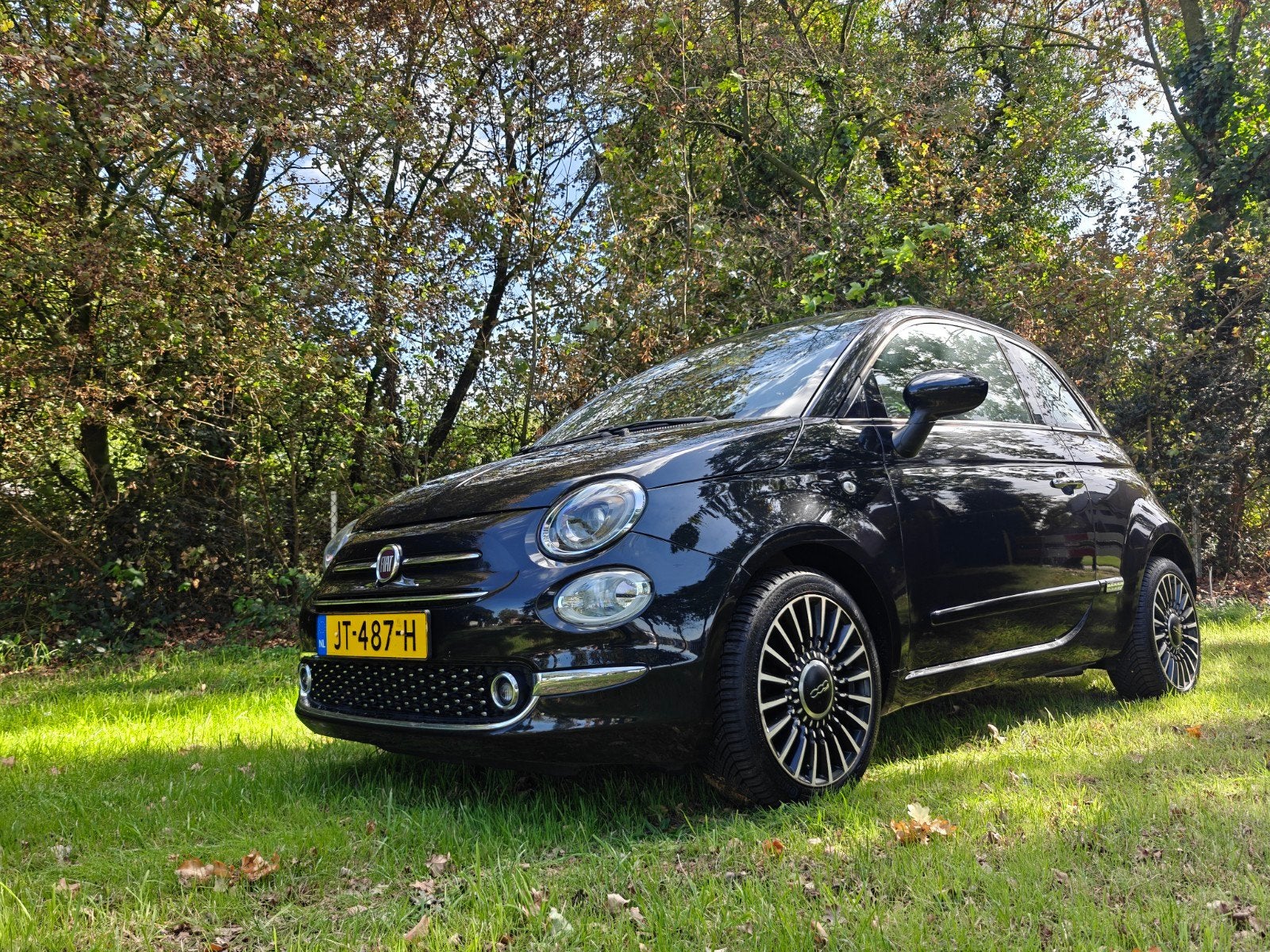 Fiat 500|2016|Lage km stand!|Panorama dak|Zeer mooie staat!, Auto's, Voorwielaandrijving, Stof, 31 €/maand, Origineel Nederlands