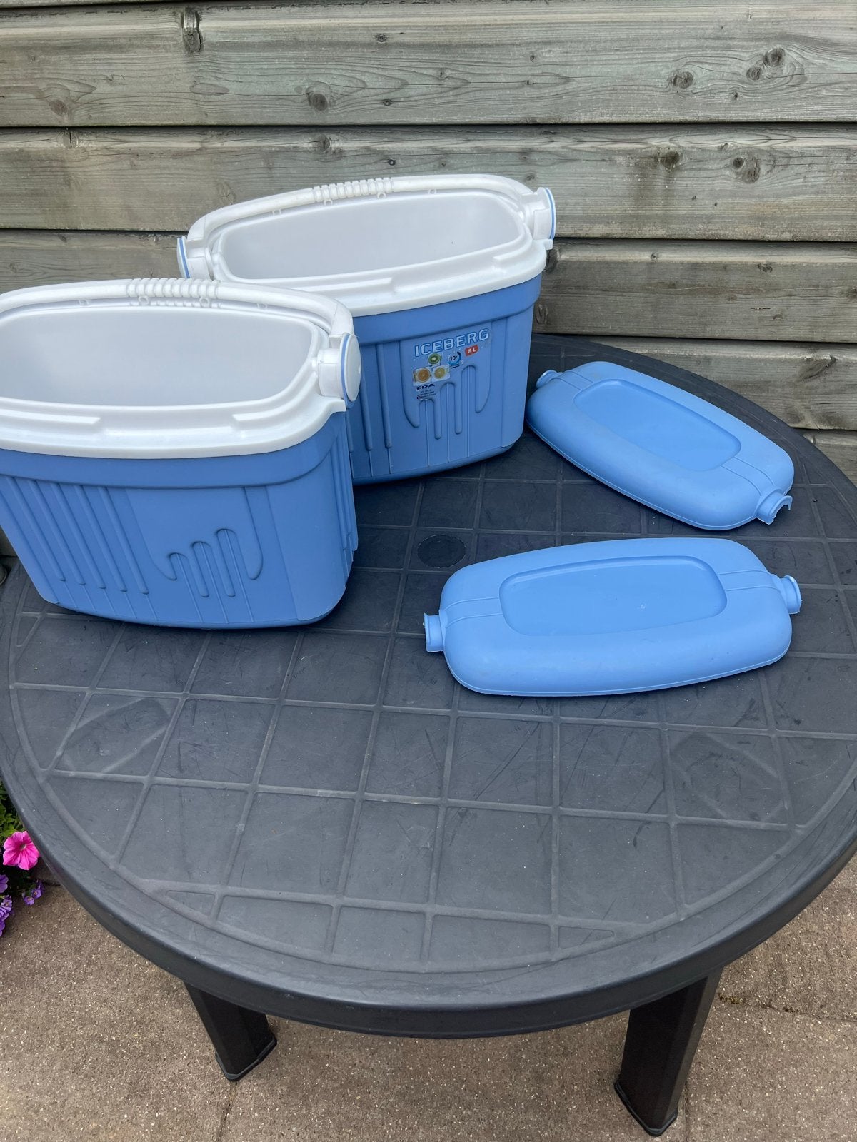 2 Iceberg Koelboxen met elk een eigen Koelelement - 8L, Ophalen, Gebruikt, Koelbox, Koelelement