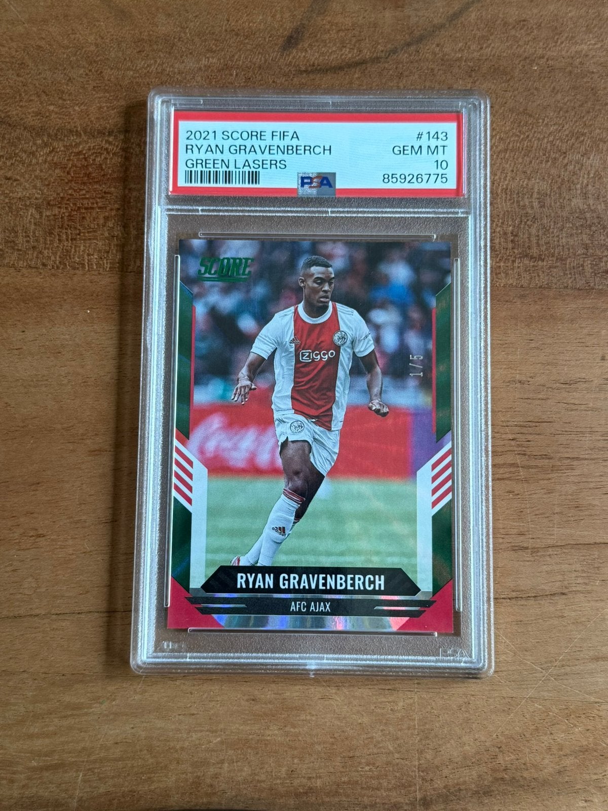 Ryan Gravenberch #143 Ajax Panini Score 2021 /5, Ophalen of Verzenden, Zo goed als nieuw, Ajax, Poster, Plaatje of Sticker