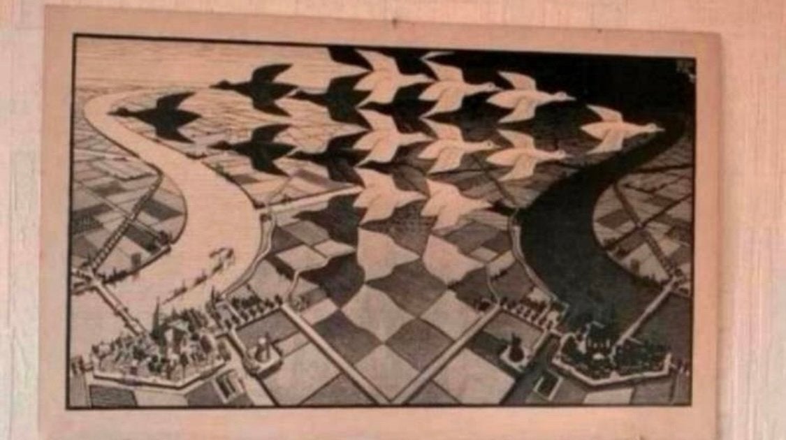 Ets drie gravures posters MCE Maurits Cornelis Escher., Ophalen of Verzenden
