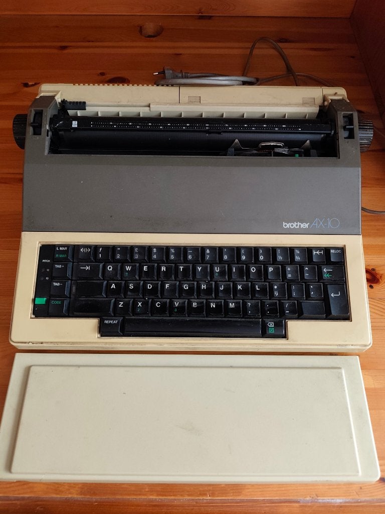 Brother AX-10 electrische schrijfmachine, Diversen, Typemachines, Ophalen, Gebruikt