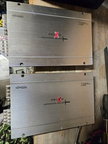 Excalibur X600.4 Versterker - 2400 Watt 40 euro per stuk, 120 watt of meer, Ophalen, Overige merken, Gebruikt