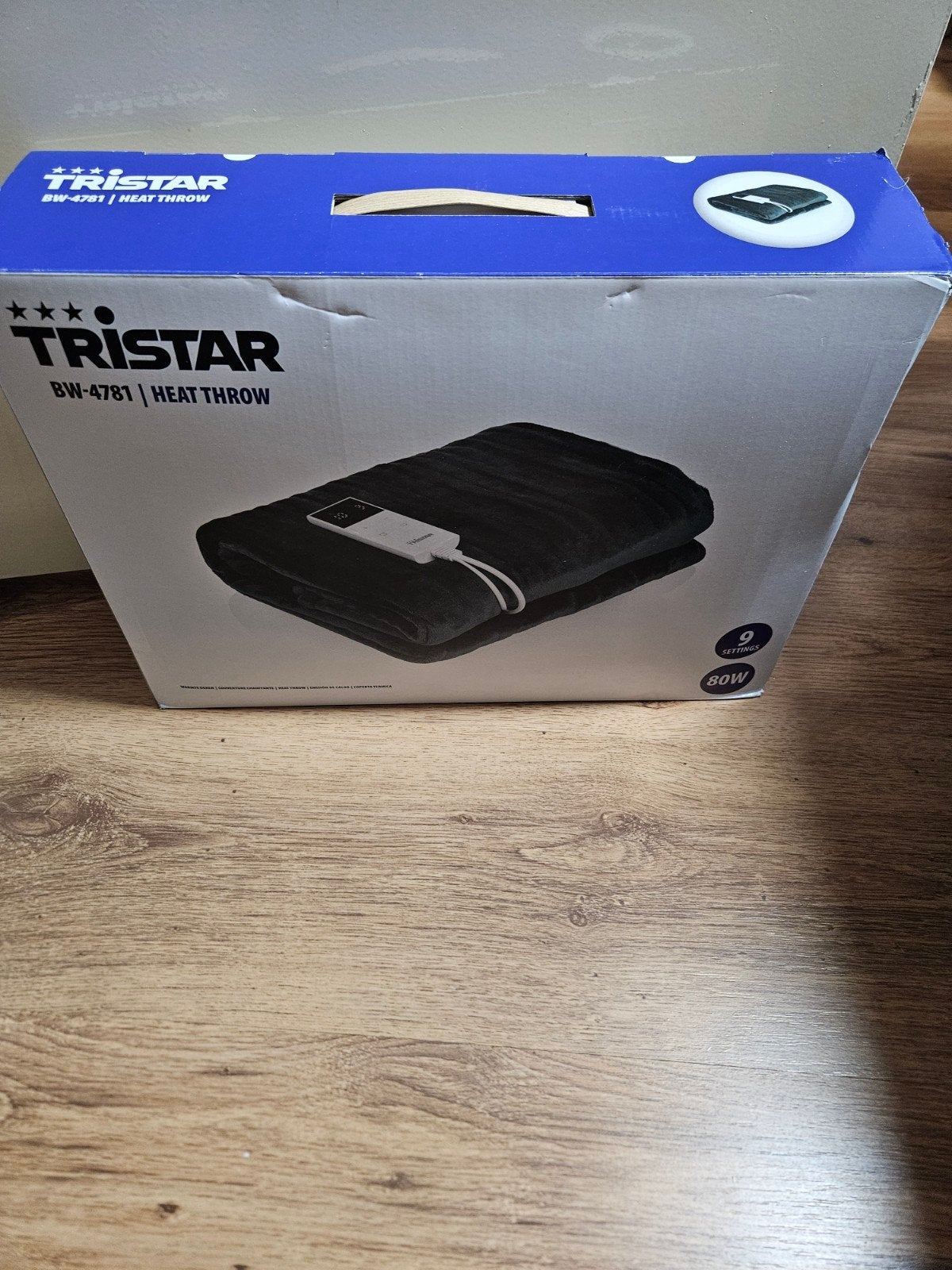 Tristar BW-4781 Elektrische Warmtedeken - Nieuw in doos, Witgoed en Apparatuur, Ophalen of Verzenden, Nieuw, Overige typen