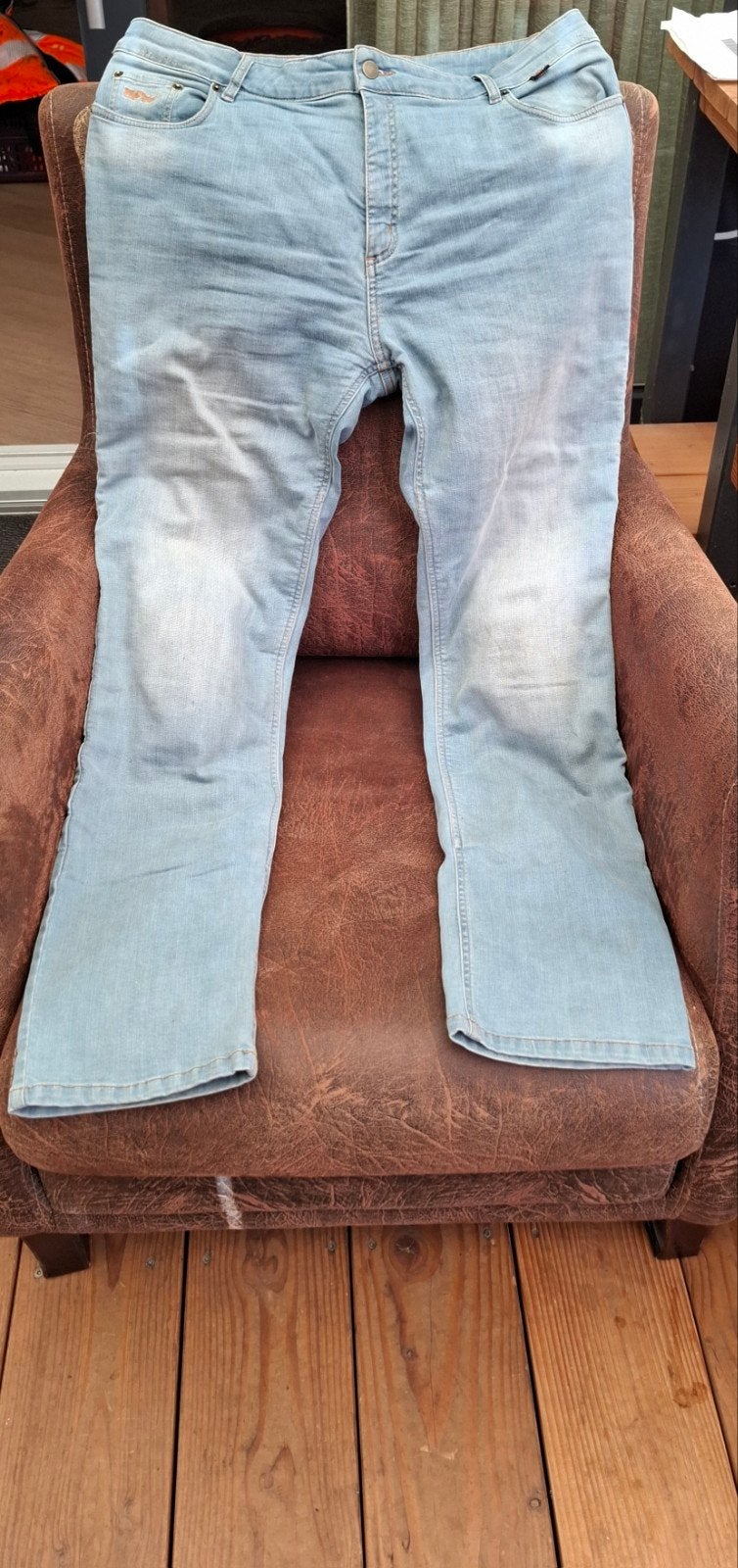 Richa D38/32 dames motor jeans - Zo goed als nieuw, Ophalen of Verzenden, Dames, Broek | textiel, Richa