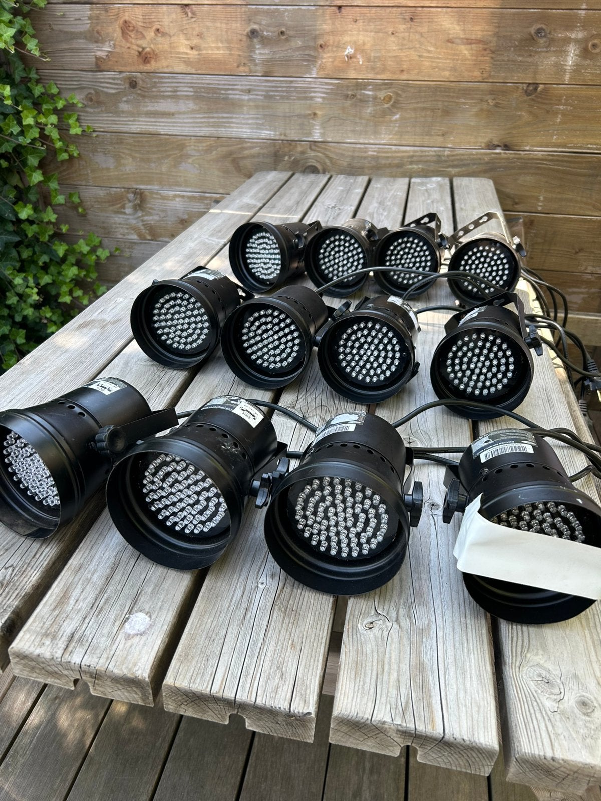 12x Showtec Led Pinspot, Ophalen, Gebruikt, Licht, Geluidgestuurd