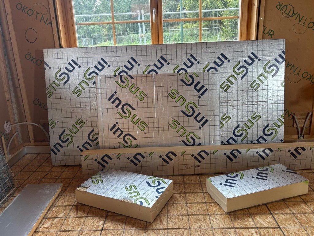 Isolatie INSUS platen, Ophalen, Nieuw, 5 tot 10 m², Hardschuim (Pir)