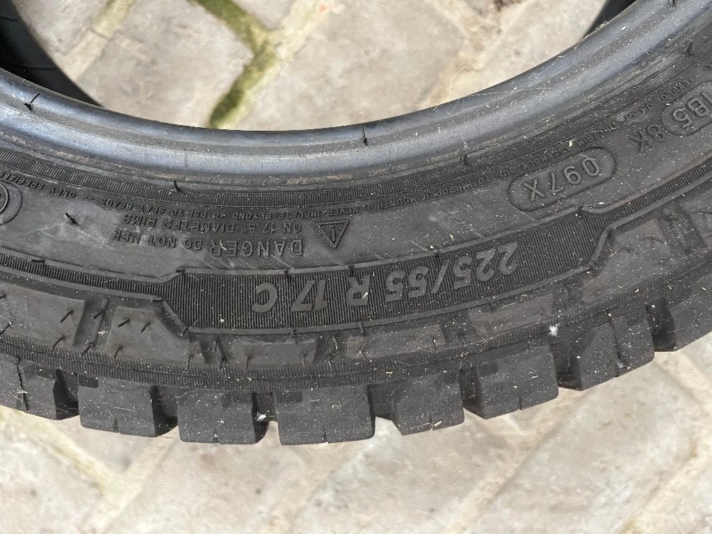 autoband 225/55 R 17C, 2 stuks michelin, Ophalen