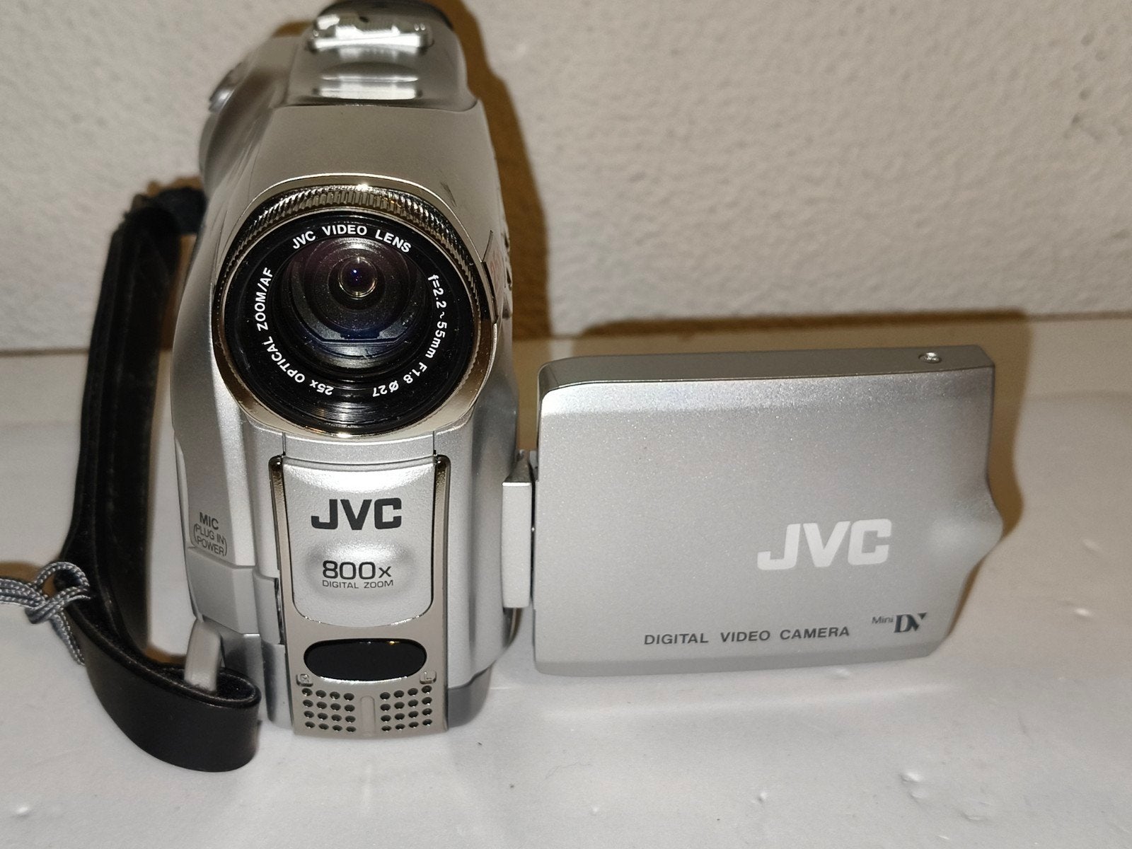 JVC GR-D240E Mini DV Digitale Videocamera - Zilver, Mini dv, Gebruikt, JVC, 20x of meer