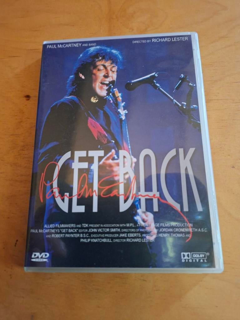 Paul McCartney - Get Back DVD, Alle leeftijden, Ophalen of Verzenden, Gebruikt