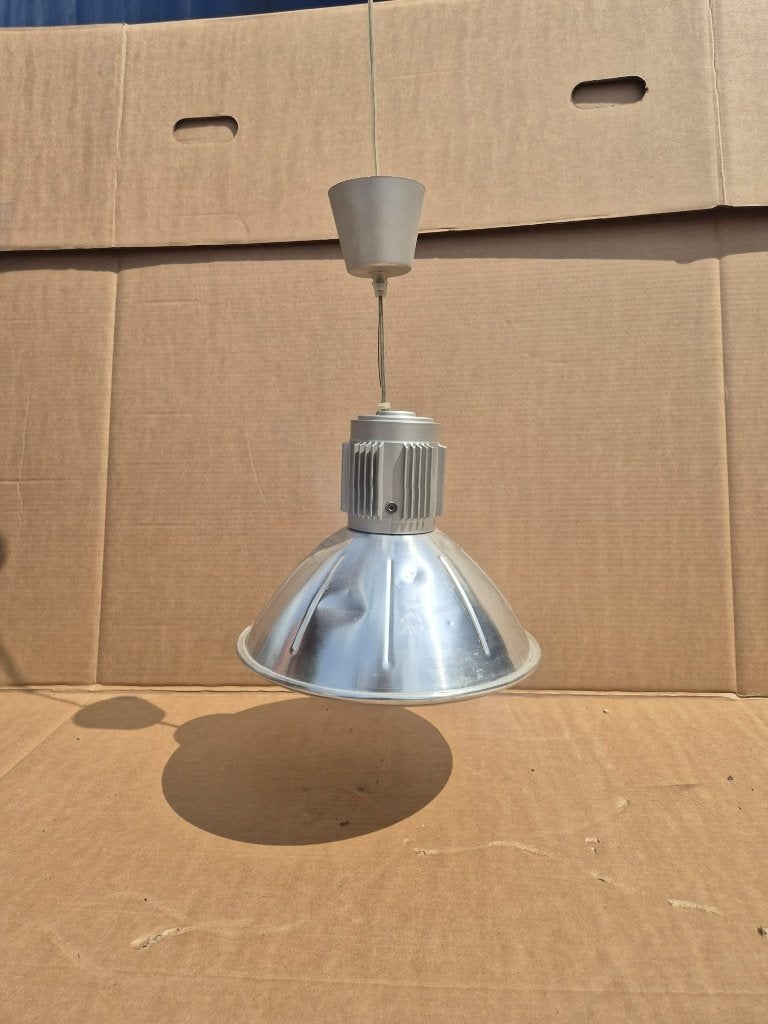 Industriële lamp van aluminium, Ophalen, Gebruikt, Glas, Modern, aluminium