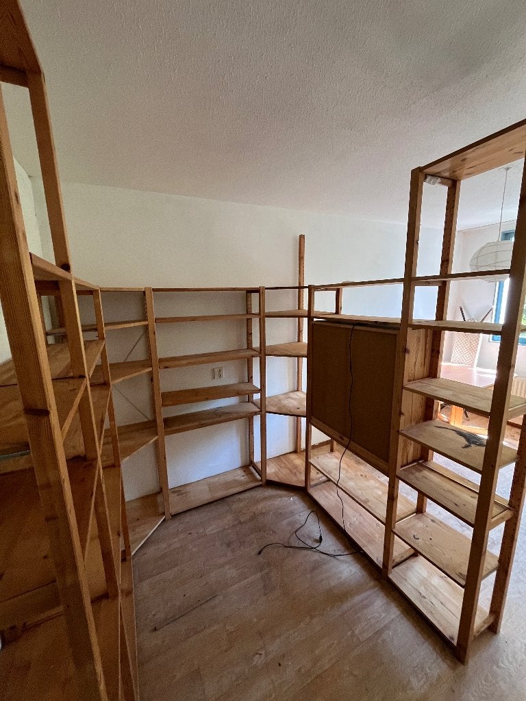 Grote Ikea Ivar kast + vitrinekast, Ophalen, 200 cm of meer, 25 tot 50 cm, Gebruikt