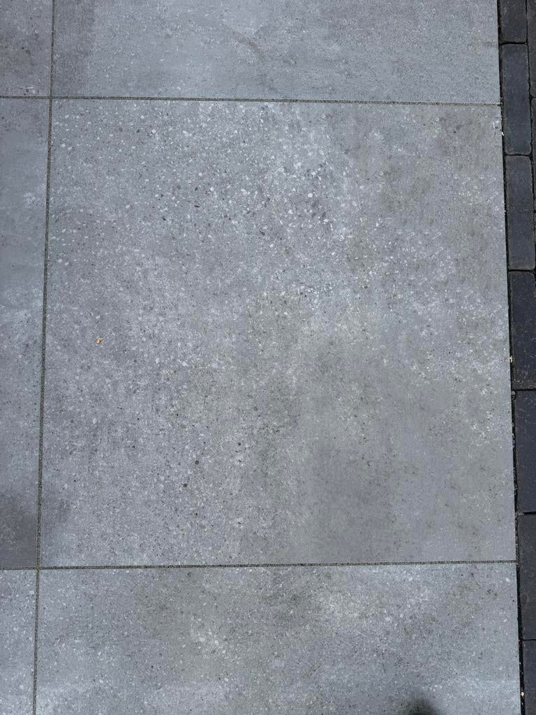 6x GeoCeramica 80x80 Meso Dark Grey keramische tegel, Ophalen, Keramiek, Nieuw, 5 tot 10 m²