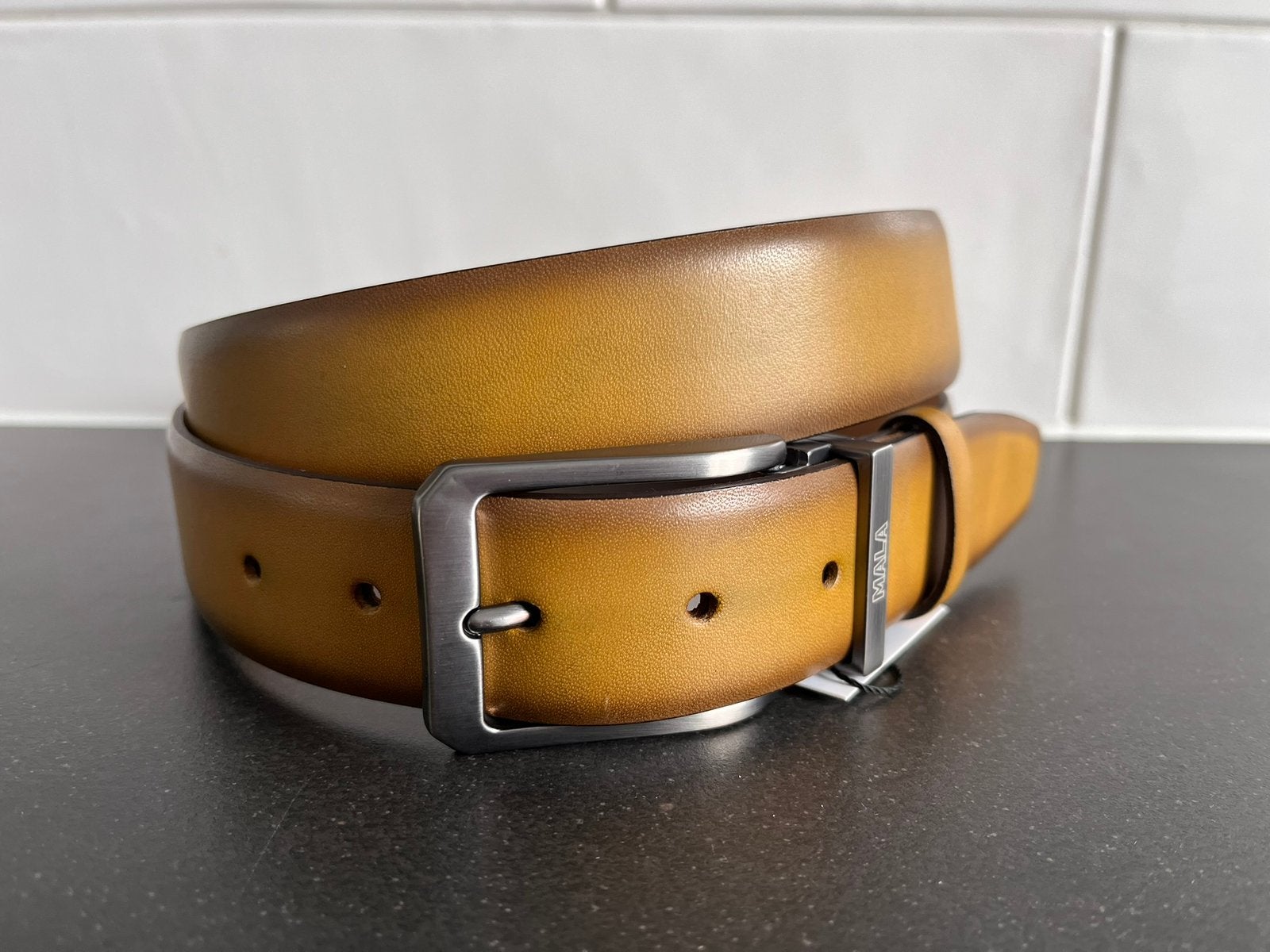 Handpainted riem taillemaat 115cm nieuw, Overige kleuren, Echt leder, Handpainted, Handpainted