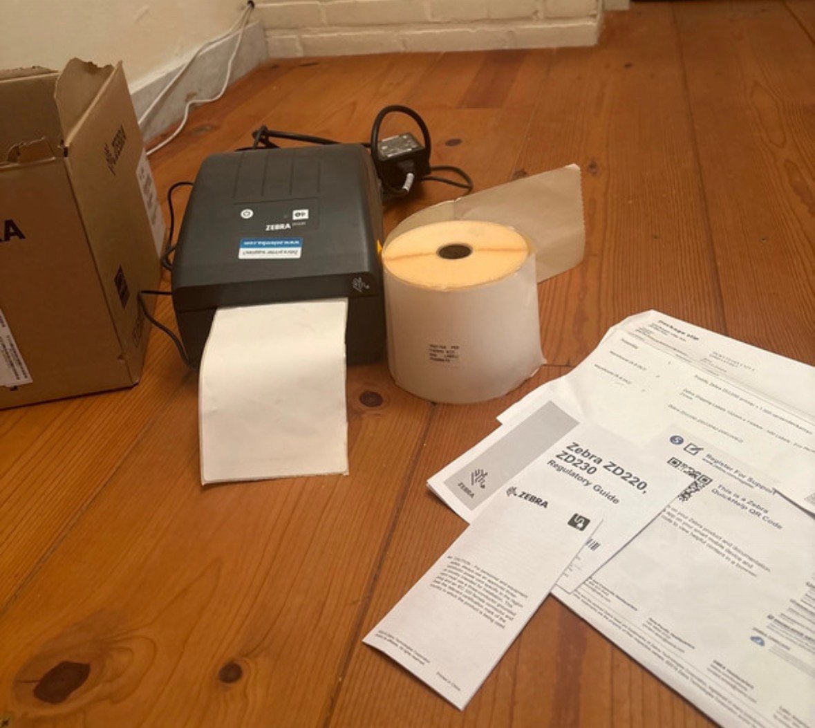 Label printer Zebra, Ophalen of Verzenden, Zo goed als nieuw