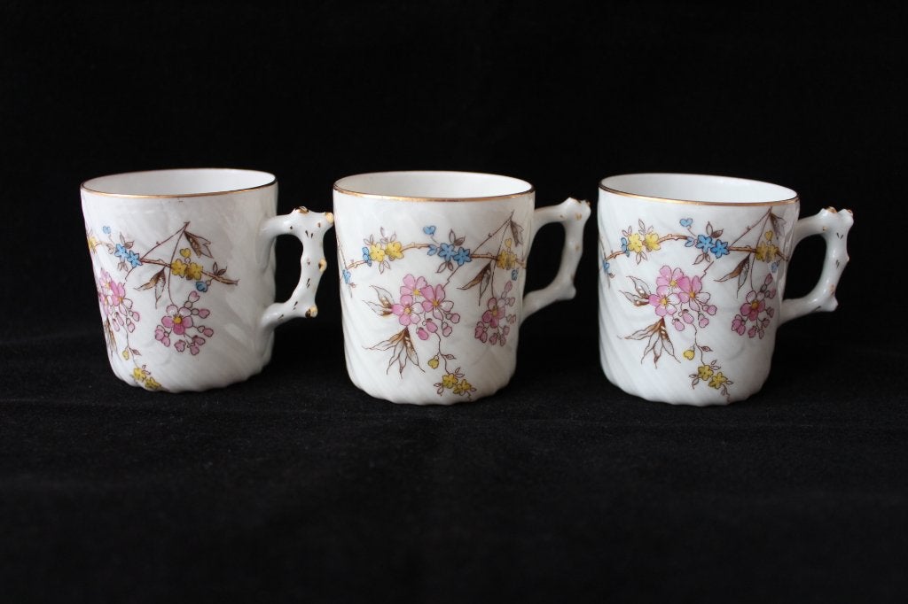 Antieke Franse koffie kopjes 1900-1910, Antiek en Kunst, Ophalen of Verzenden