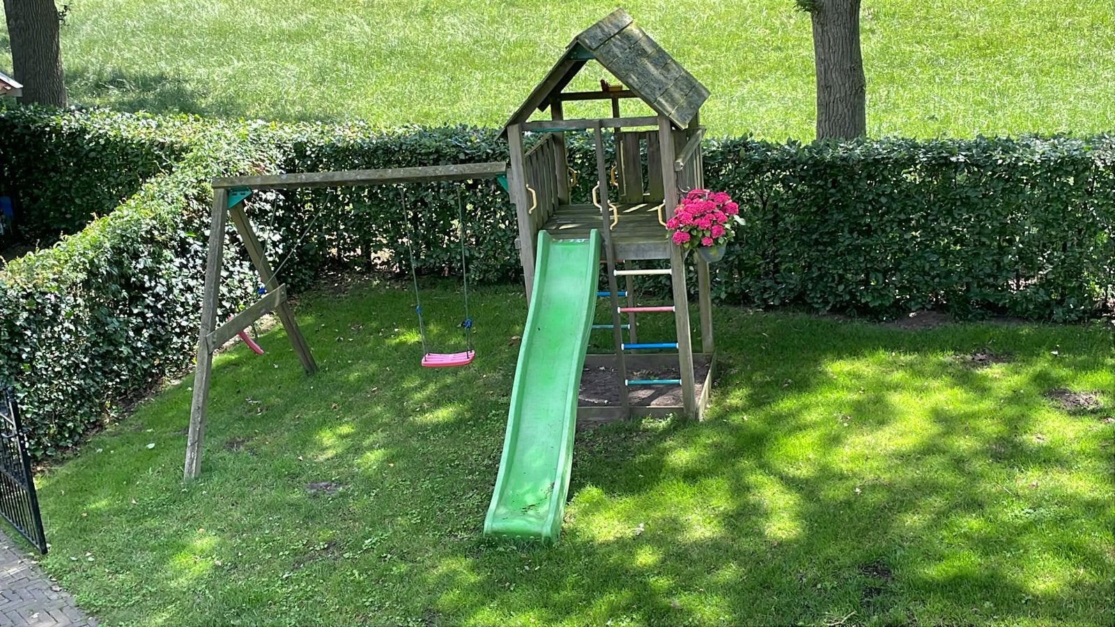 Jungle Gym speeltoestel, Ophalen, Gebruikt, Schommel