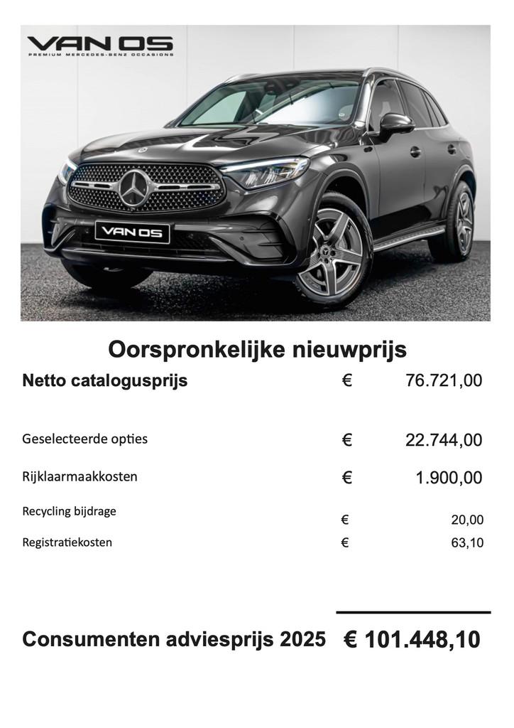Mercedes-Benz GLC GLC 400e 4Matic AMG Line | Pano | Memory |, Auto's, Automaat, Gebruikt, 4 cilinders, 2000 kg