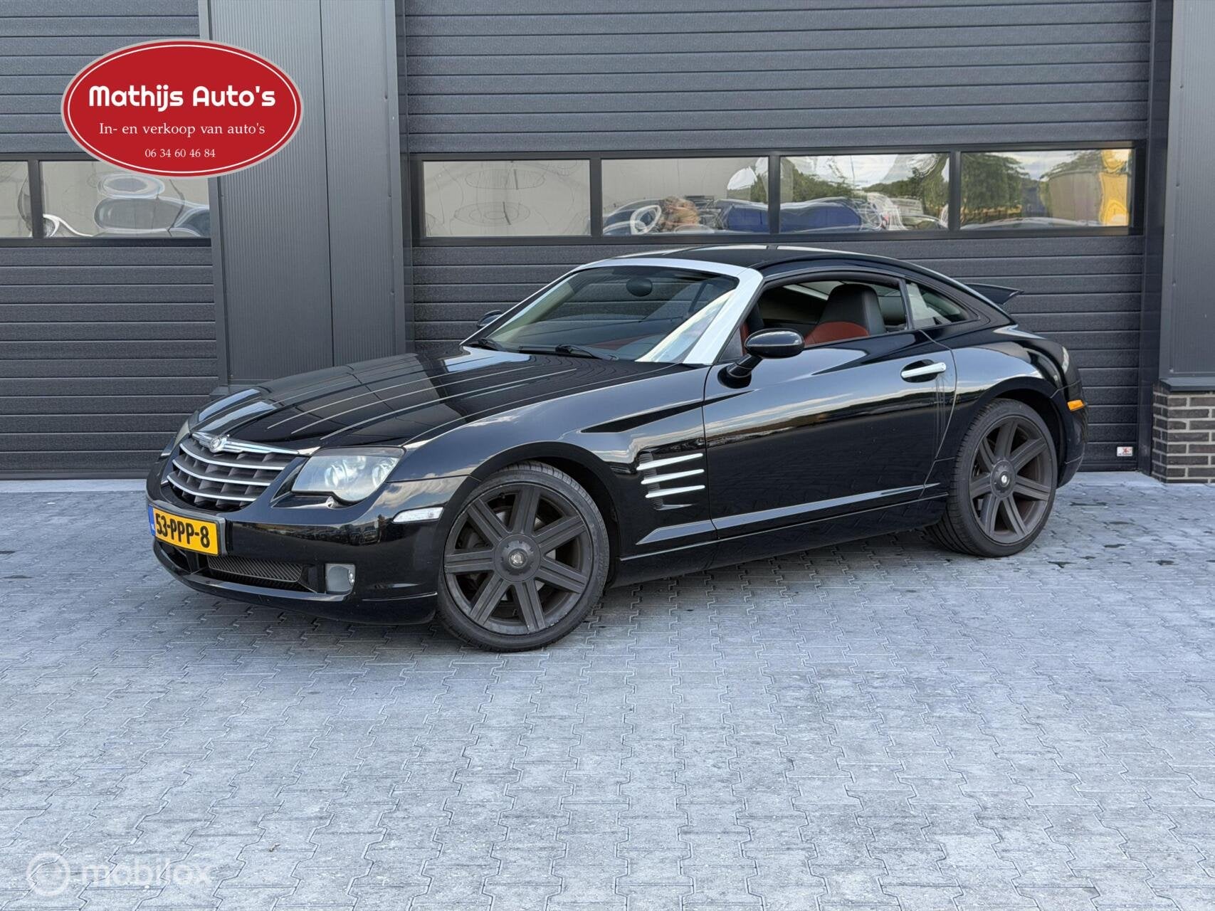 Chrysler Crossfire 3.2 V6 LPG G3 Automaat!, Auto's, Automaat, Achterwielaandrijving, Zwart, 2 stoelen