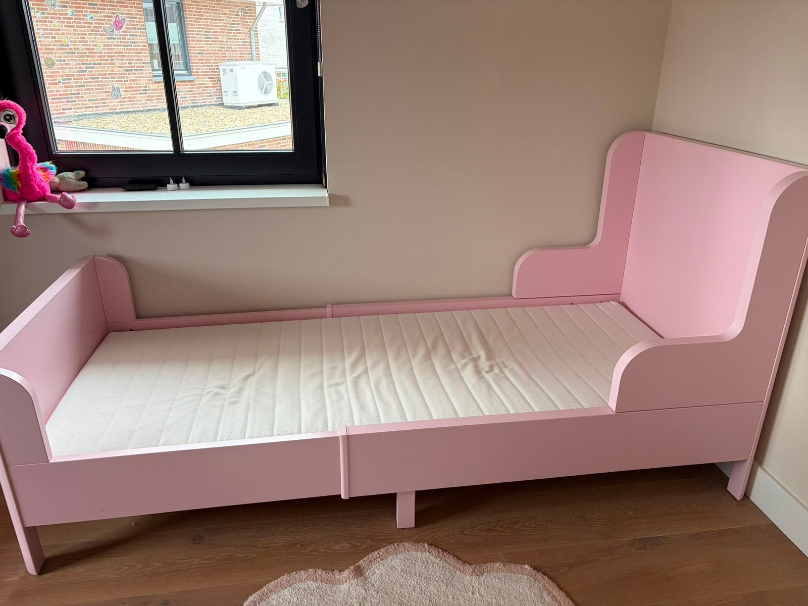 Kinderbed Ikea incl matras, 70 tot 85 cm, Zo goed als nieuw, 180 cm of meer, Ophalen
