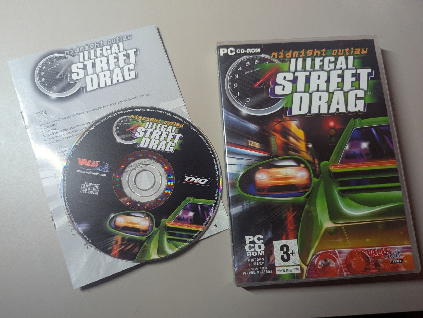 Illigal Street Drag Midnight Outlaw, Spelcomputers en Games, Games | Pc, 1 speler, Racen en Vliegen, Ophalen of Verzenden, Zo goed als nieuw