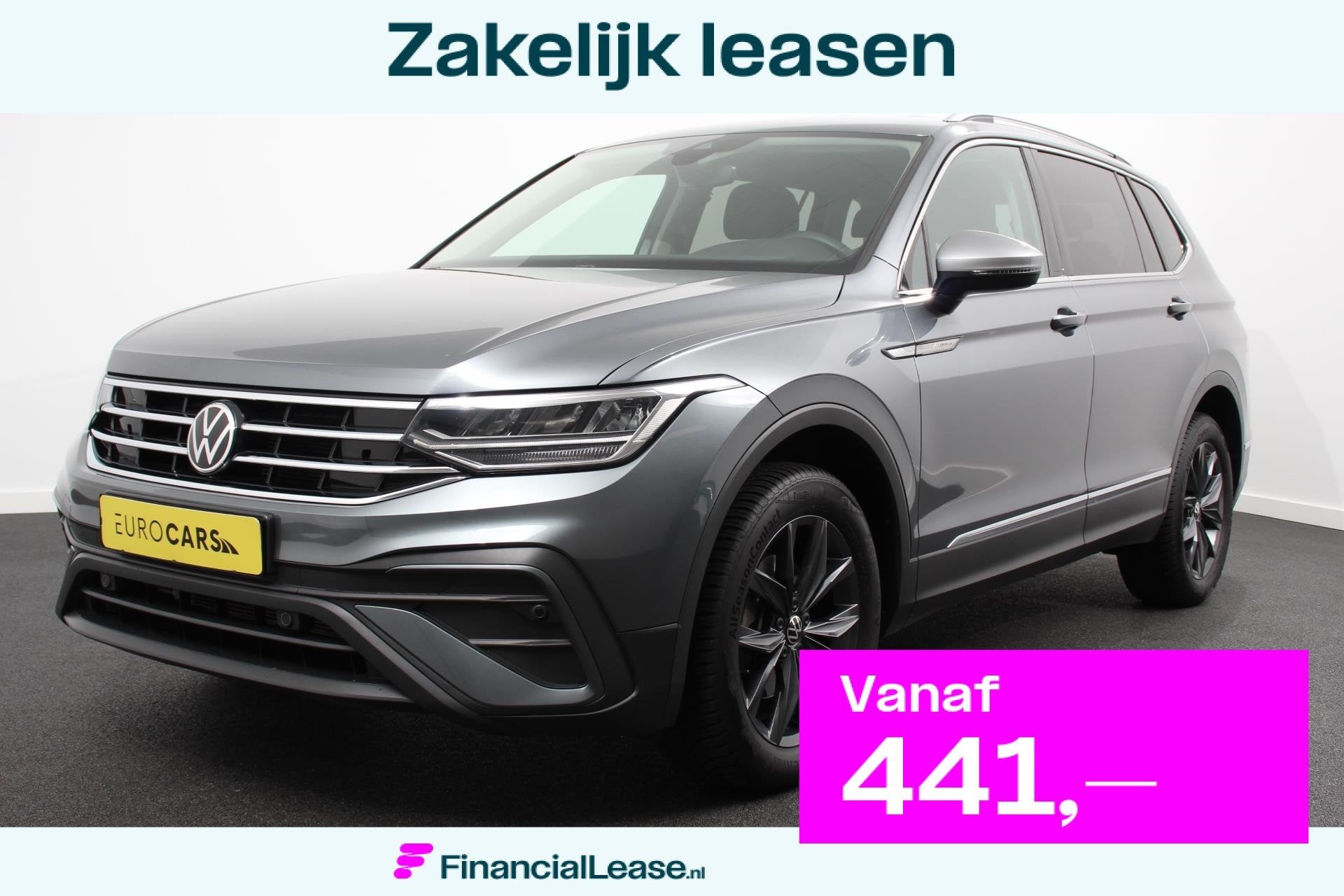 Volkswagen Tiguan Allspace 1.5 TSI DSG Life 7p. Navigatie Ad, Stof, 4 cilinders, 150 pk, 7 stoelen