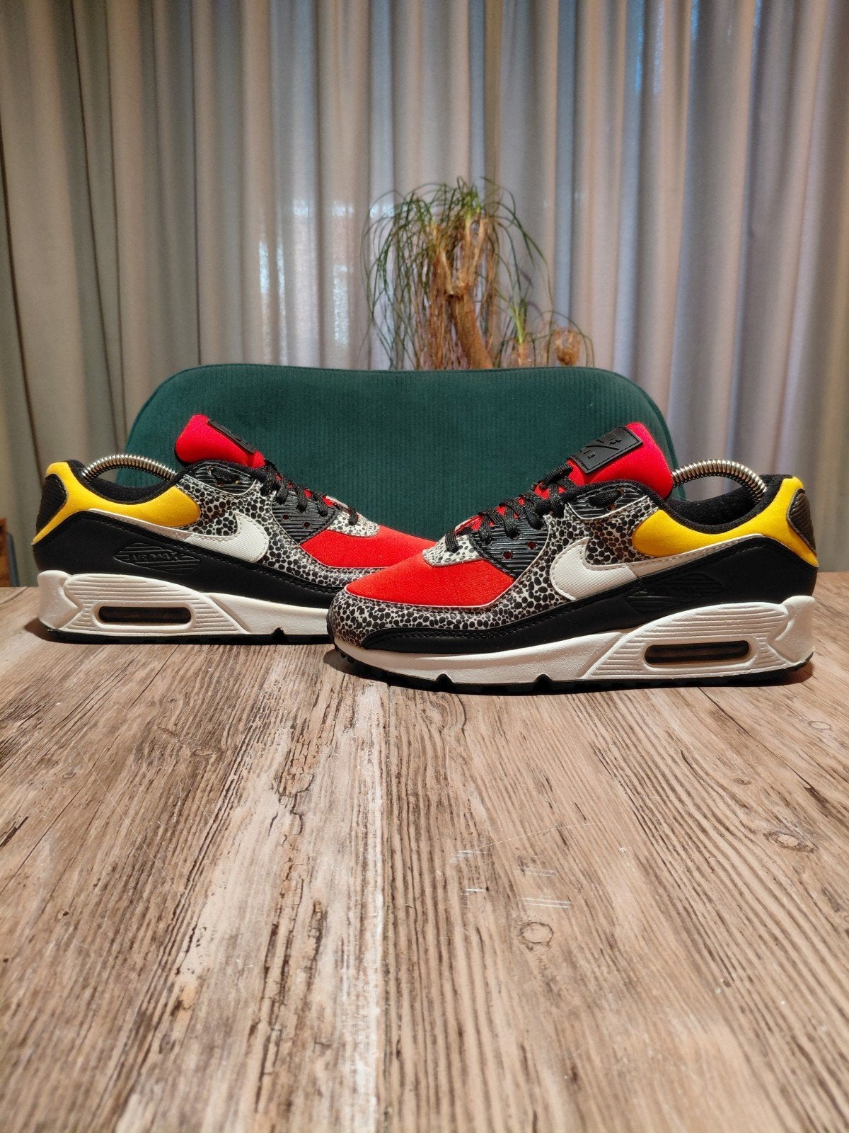 Nike Air Max 90 Special Edition 'Safari' Size 38,5, Zwart, Nike, Ophalen of Verzenden, Sneakers of Gympen