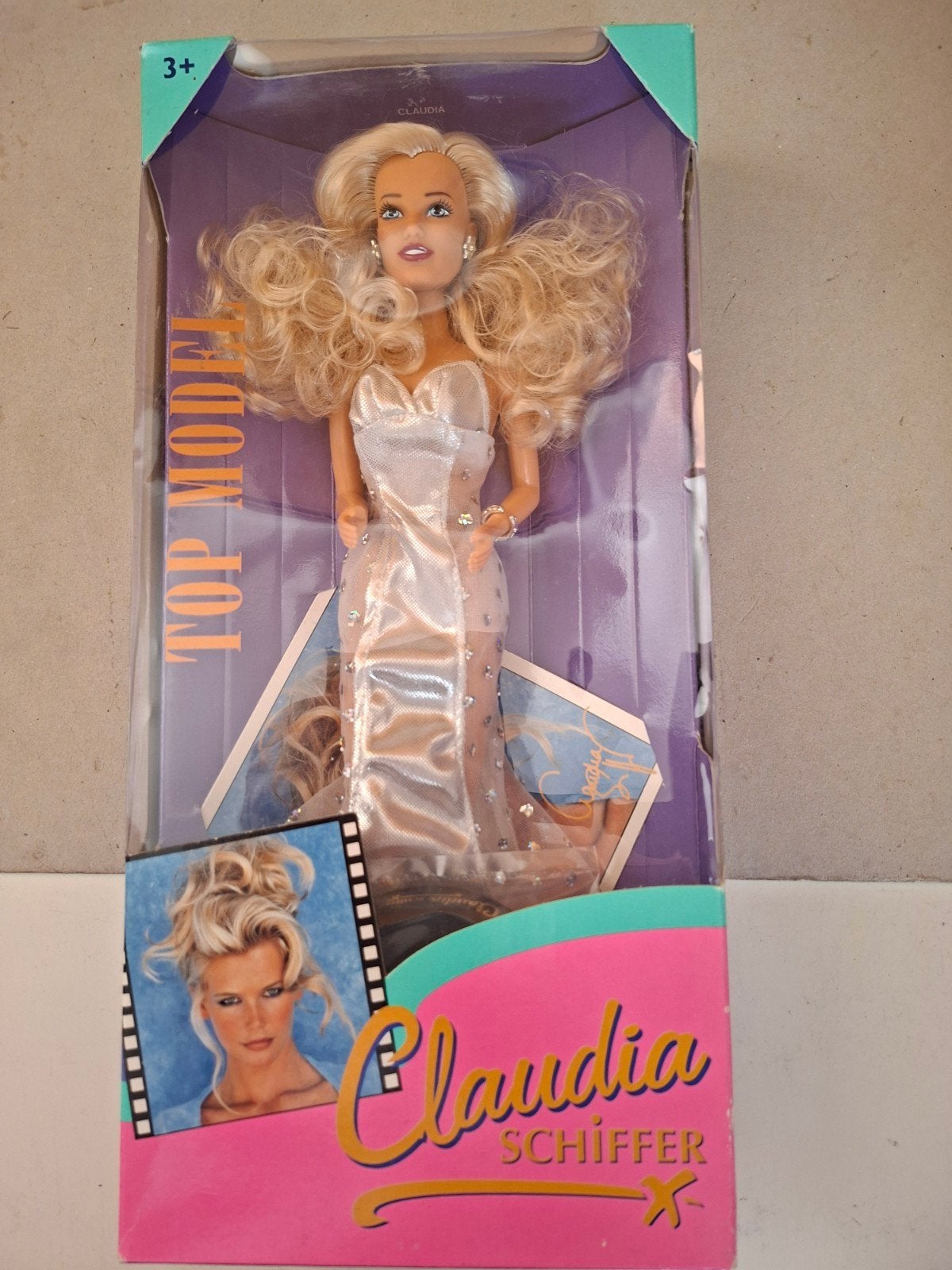 Vintage barbie claudia schiffer doll topmodel hasbro, Verzamelen, Verzenden, Zo goed als nieuw, Fashion Doll