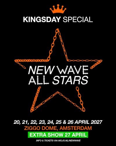 2x Golden Circle ticket – New Wave All Stars, Tickets en Kaartjes, Twee personen, April