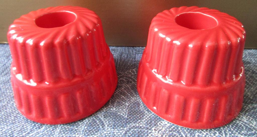 2 tulband kaarsenstandaard / een houten spar 21 cm / huisje, Ophalen of Verzenden, Nieuw