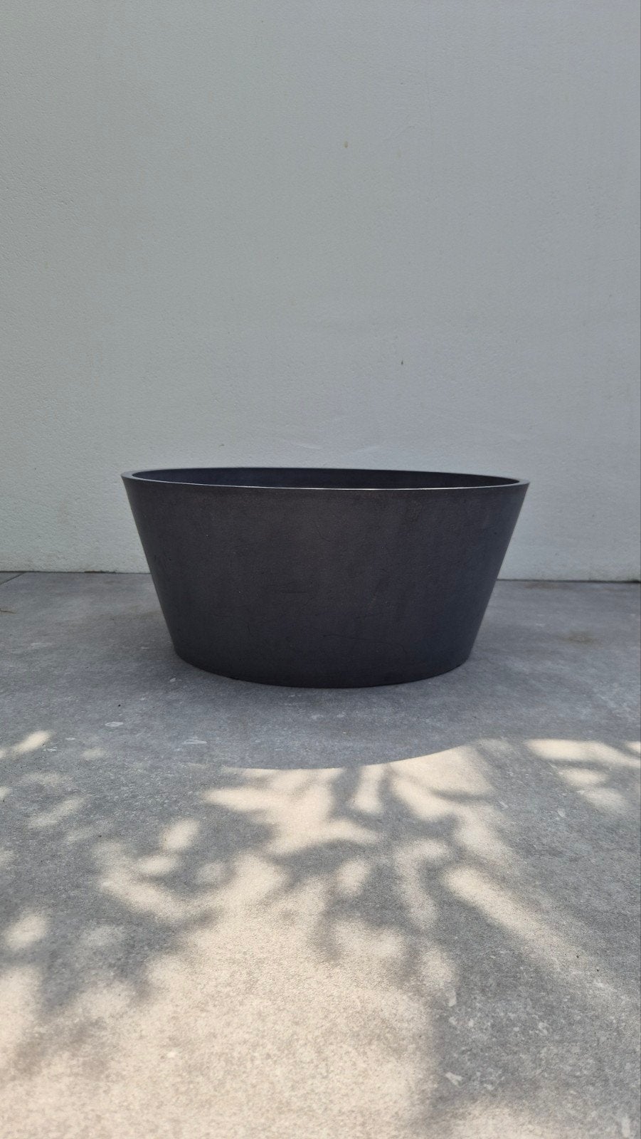 Tuinvijver/ schaal / bak - antraciet/ donker grijs, Ophalen, Kunststof, Gebruikt, Minder dan 30 cm