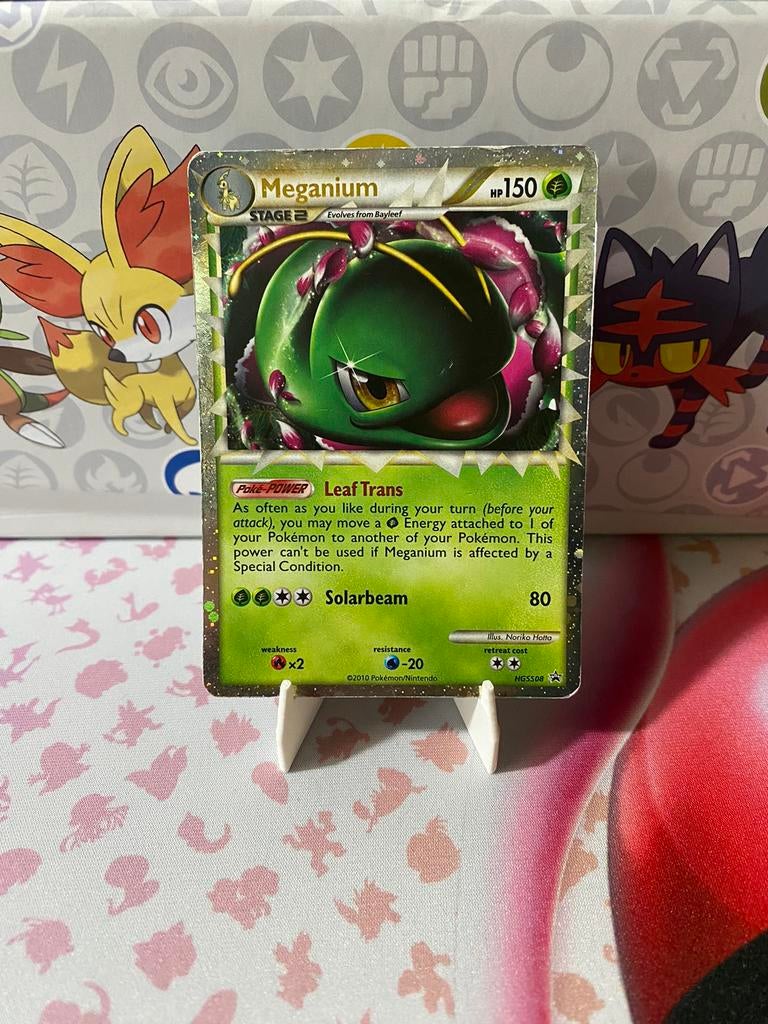 POKEMON MEGANIUM HGSS08 BLACK STAR PROMO, Verzenden, Zo goed als nieuw