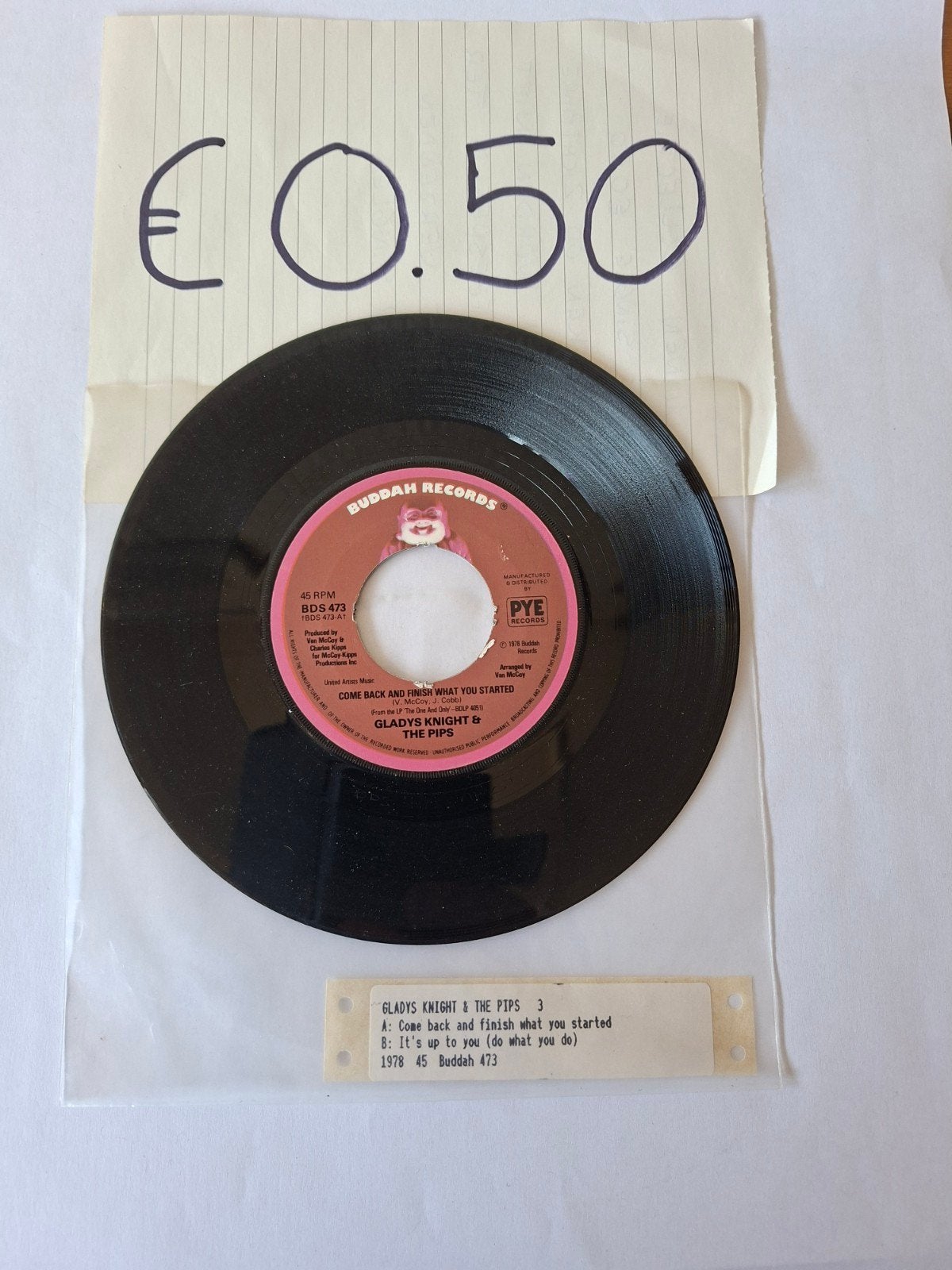 Gladys Knight, Cd's en Dvd's, Ophalen of Verzenden, Gebruikt, 7 inch, Pop