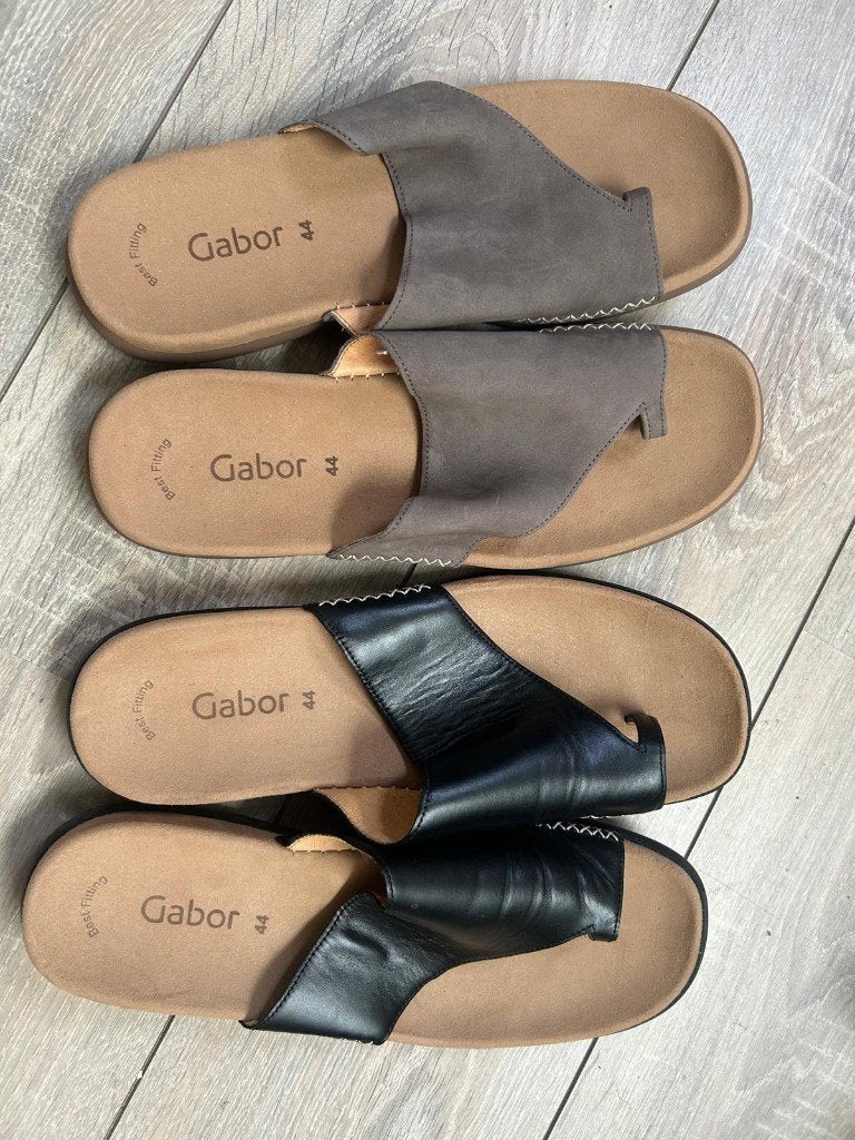 Gabor slippers, Slippers, Zwart, Gabor, Nieuw
