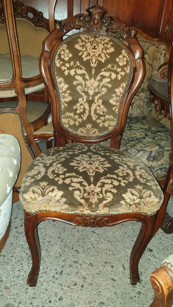 6 Barok eetkamerstoelen, Ophalen