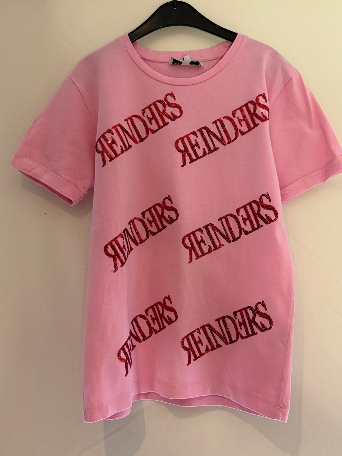 Reinders shirt met paietten 12 jaar, Ophalen of Verzenden, Zo goed als nieuw, Meisje, Shirt of Longsleeve
