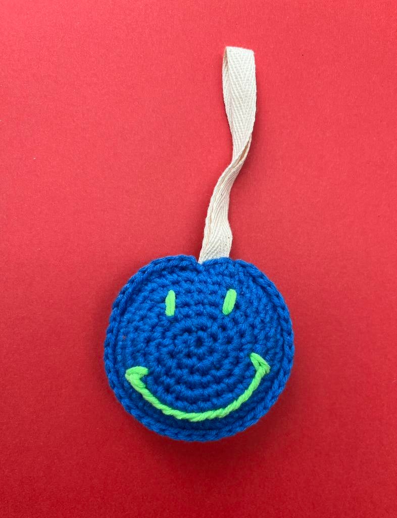 Smiley speenhanger blauw, Ophalen of Verzenden, Nieuw