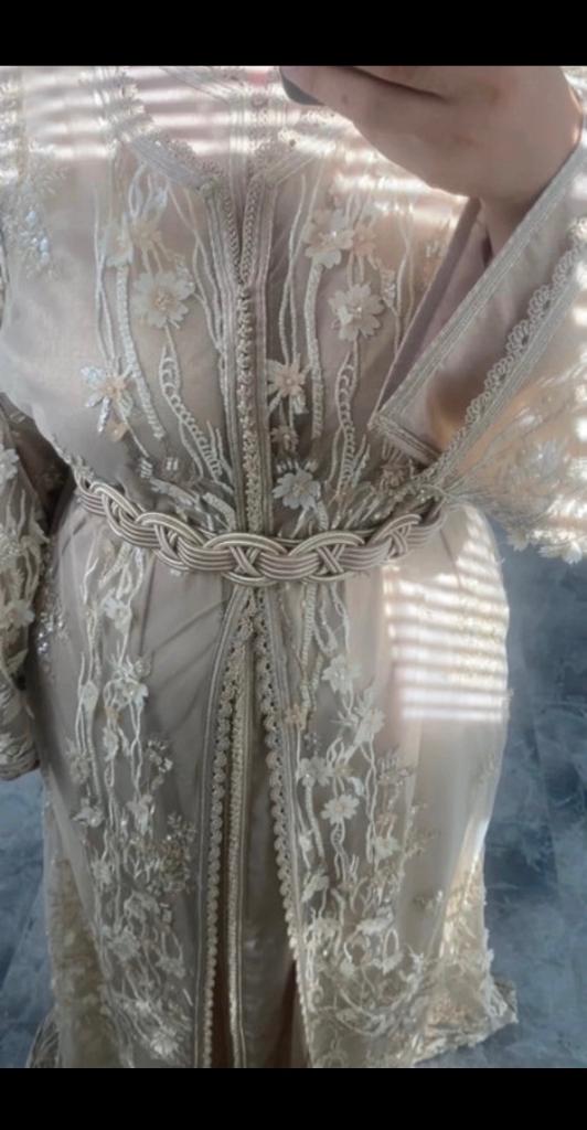 Takchita, Kleding | Dames, Ophalen, Overige typen, Beige, Maat 46/48 (XL) of groter