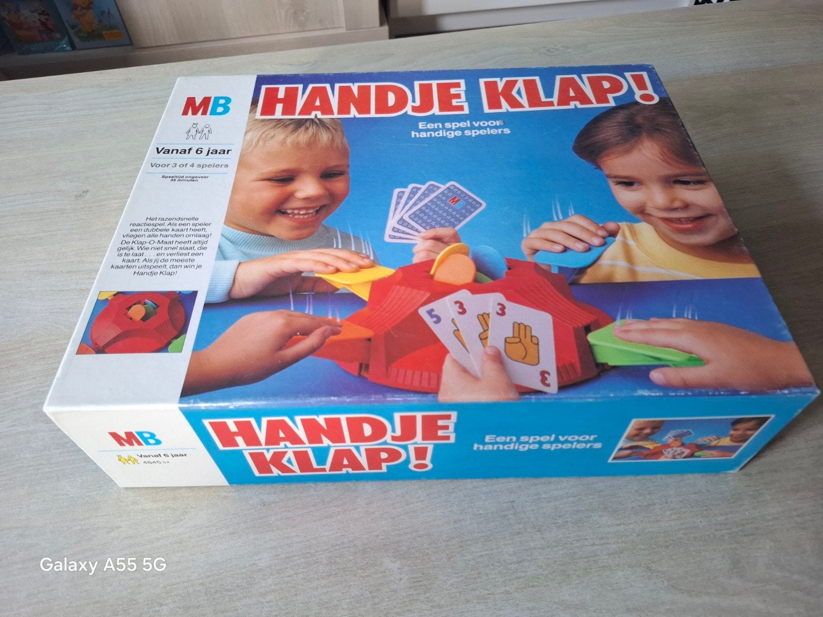 Handje Klap! MB Spel - Leuk reactiespel voor het hele gezin, Info@mbspellen.nl, Ophalen of Verzenden, Drie of vier spelers, Postbus 123, 1000 AB Amsterdam