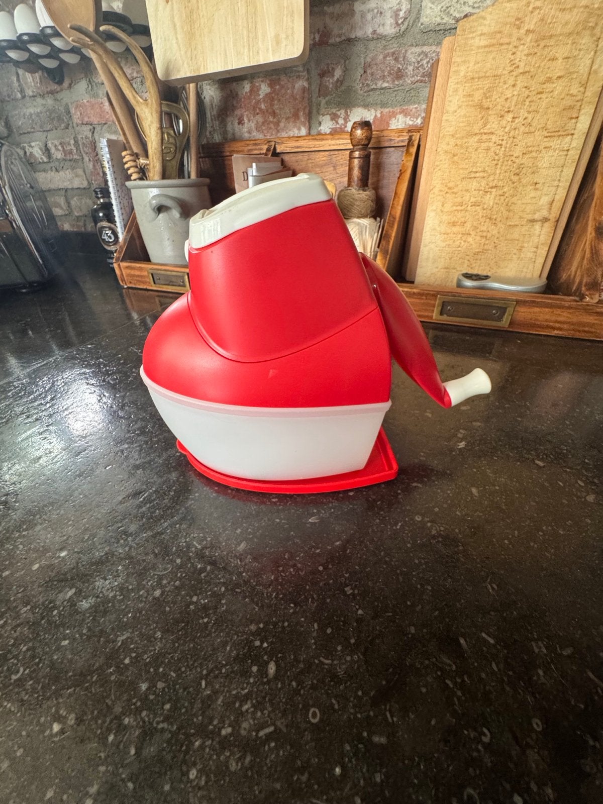 Vintage Tupperware Kaasrasp Rood/Wit, Huis en Inrichting, Keuken | Tupperware, Overige typen, Ophalen of Verzenden, Zo goed als nieuw