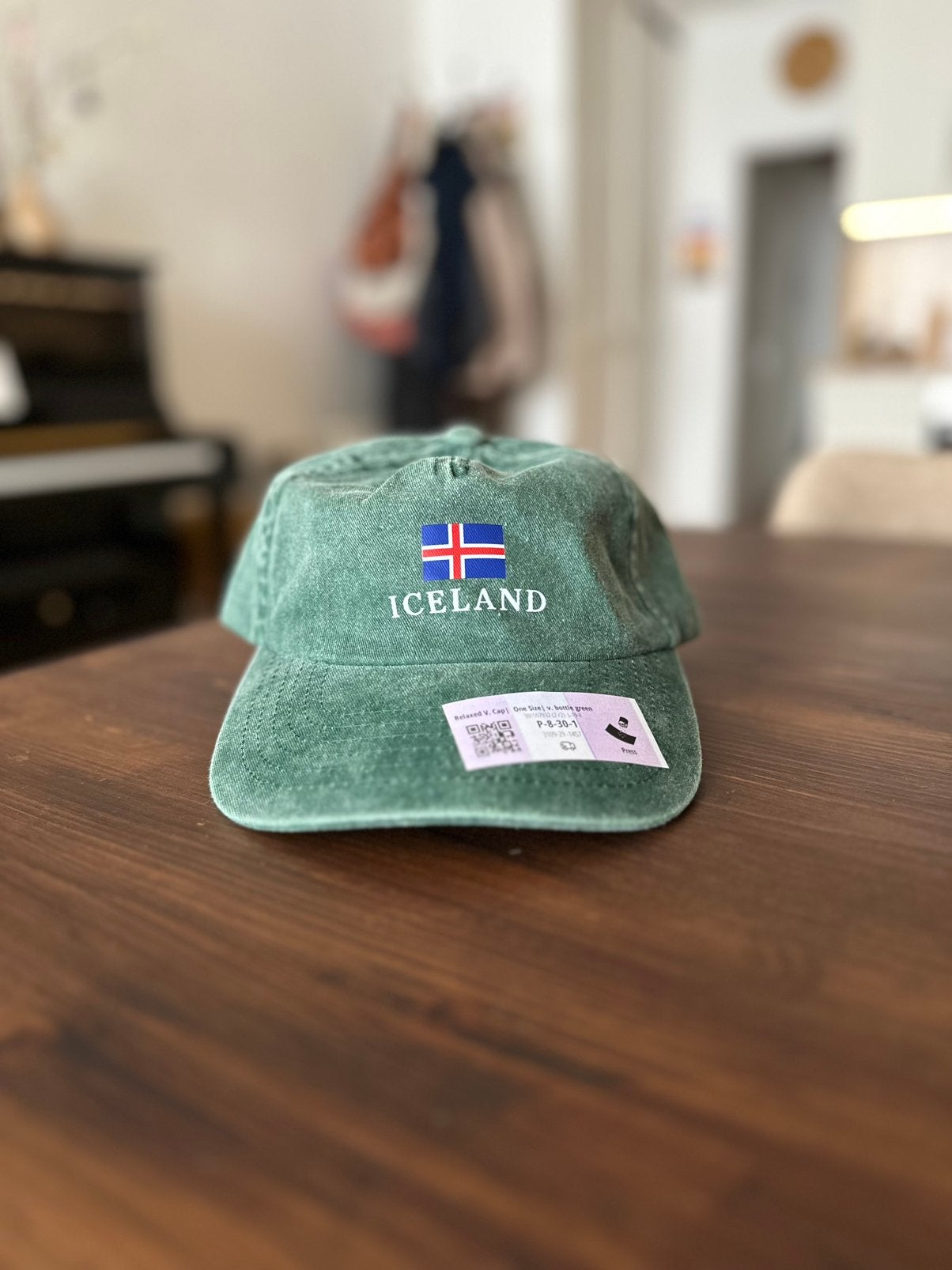 Retro vintage messing look pet groen Iceland, Kleding | Dames, Ophalen of Verzenden, Nieuw, One size fits all, Pet