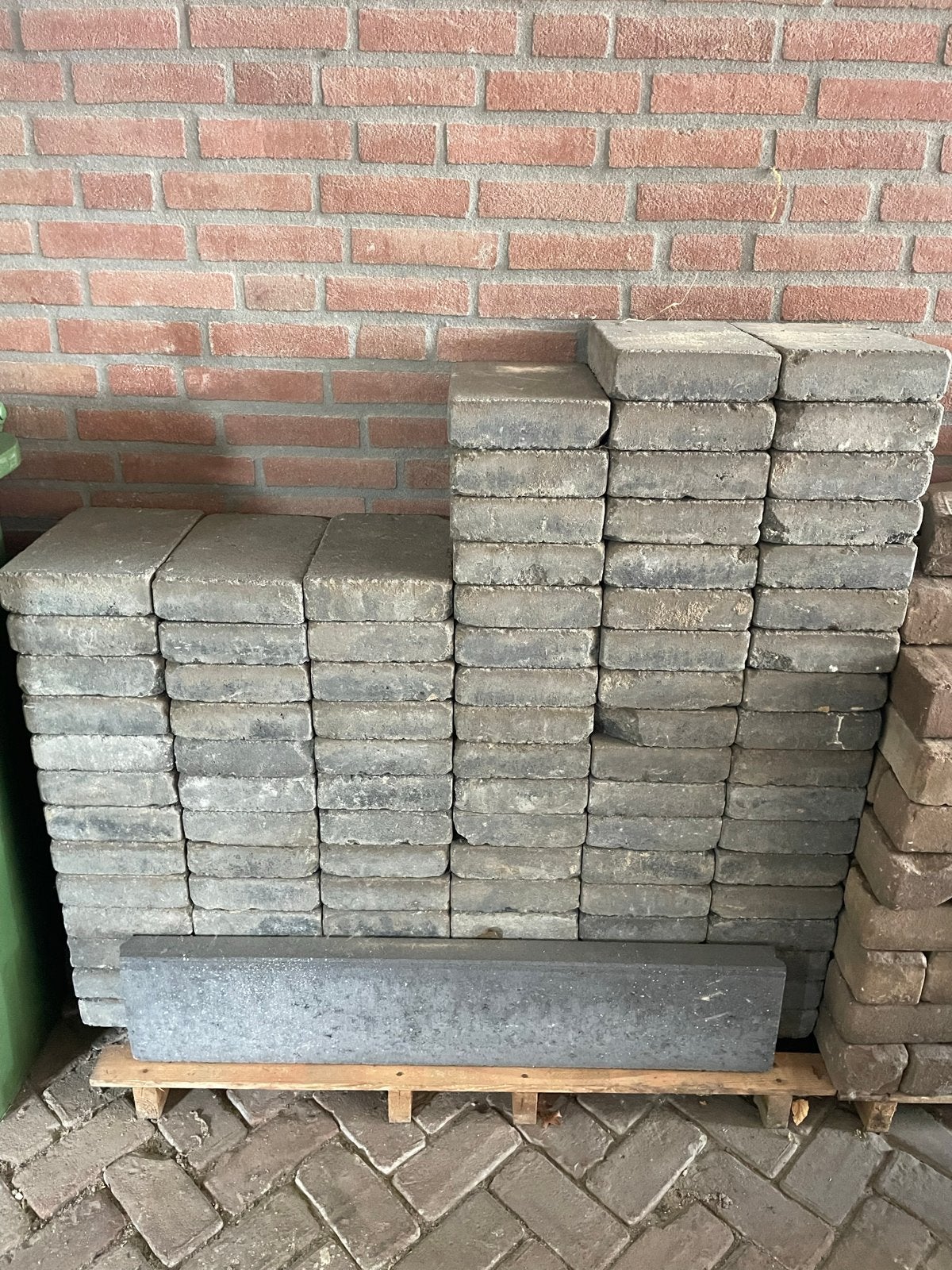 Trommelsteen 30cm x 20cm x 6cm, Tuin en Terras, Tegels en Klinkers, Ophalen, Gebruikt, Klinkers, 5 tot 10 m²