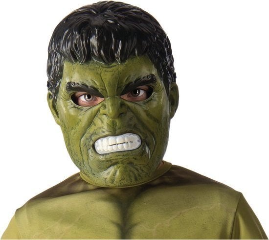 Hulk half masker voor kinderen - Verkleedmasker, Jongen of Meisje, Nieuw, Ophalen of Verzenden, 122 t/m 128