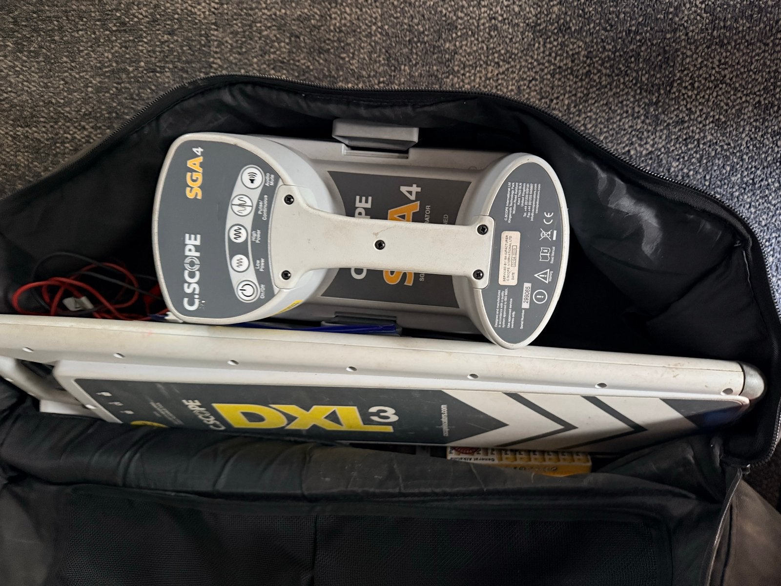 C.Scope Kabeldetectieset DXL3 & SGA4 in draagtas, Doe-het-zelf en Verbouw, Meetapparatuur, Ophalen, Gebruikt, Elektriciteit