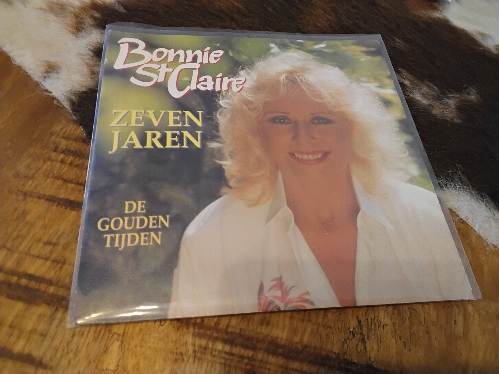 Bonnie St Claire  2  singles, Verzenden, Gebruikt, Overige formaten, Levenslied of Smartlap