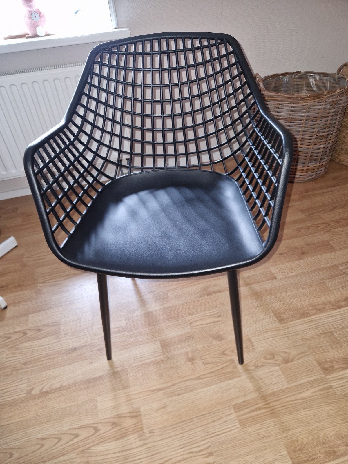 kuipstoel webbing zwart, Ophalen, Zo goed als nieuw, Zwart, Eén