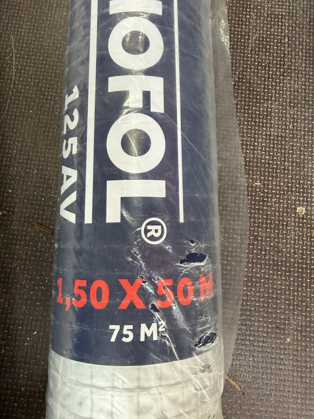 Miofol 125AV Gewapende Dampdichte Folie 1,50 x 50M (75m²), Doe-het-zelf en Verbouw, Ophalen, Nieuw, 15 m² of meer, Folie